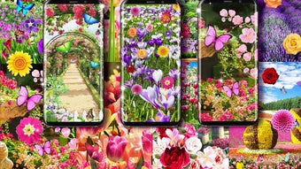 Flower garden live wallpaper