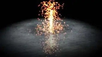 Particle Fountain ScreenSaver