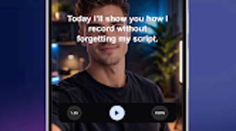 LensCue: Floating Teleprompter