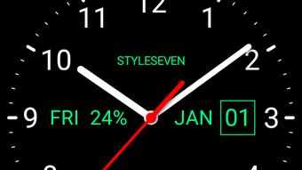 Analog Clock Live Wallpaper-7