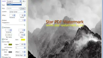 Star PDF Watermark for Windows