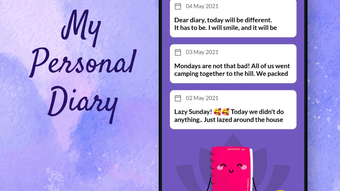 My Personal Diary with lock