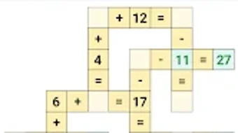 Cross Math Puzzles