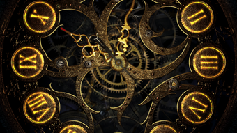 Mechanical Clock 3D