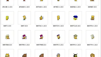 The Simpsons Icons