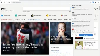 MSN Homepage, Bing Search & News