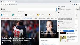 MSN Homepage, Bing Search & News