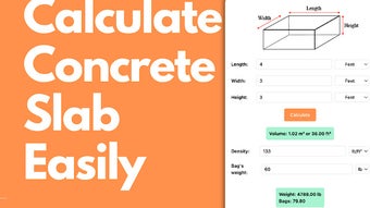 Concrete Slab Calculator