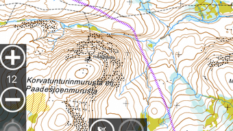 Jahtikartta - GPS maastokartta