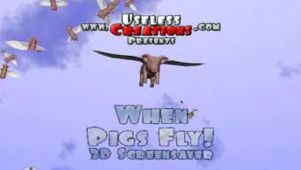 When Pigs Fly! 3D Screensaver