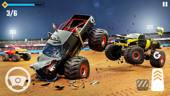 Monster Truck Racing Stunt