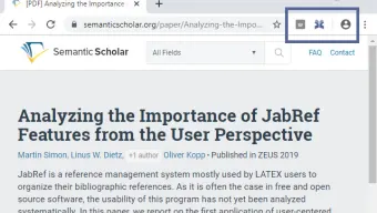JabRef Browser Extension