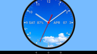 Photo Analog Clock Live Wallpaper-7