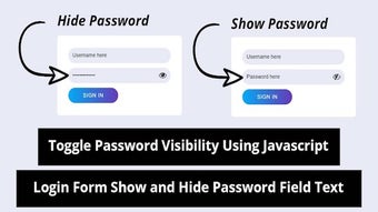 Show and Hide Password