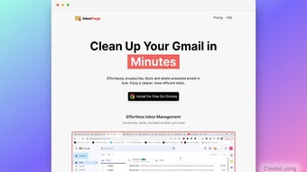 Gmail Bulk Unsubscribe & Delete - InboxPurge