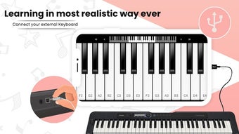 Full Piano keyboard Real piano