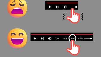YouTube Volume Control for Touch Devices
