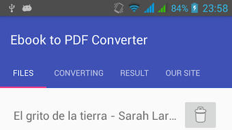 Ebook (EPUB, MOBI, FB2 and other) to PDF Converter