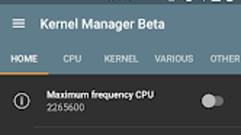 Kernel Manager Diamond BETA