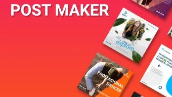 Social Media Poster Maker App