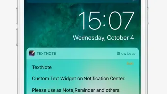TextNote : Text Widget