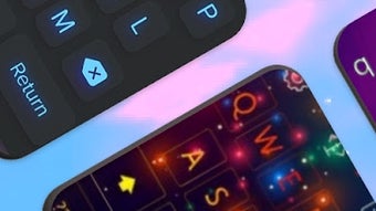 Neon LED Keyboard - RGB Lighting, Emojis, Font