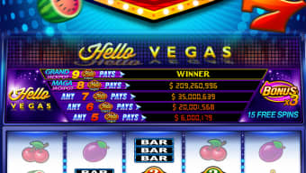 Hello Vegas Slots  Mega Wins