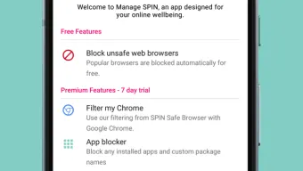 Web Filter for SPIN  Chrome