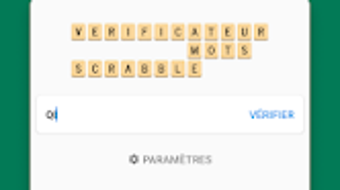 Verificateur Mots SCRABBLE