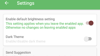 Brightness Control Free - Brightness per app