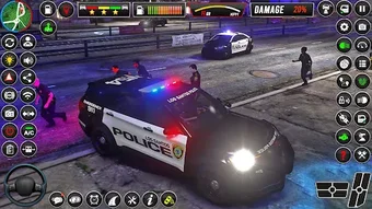 City Cop Car Game 3D