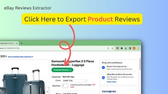 eBay Reviews Extractor