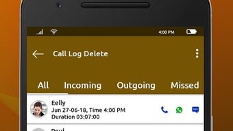 Call Log Delete