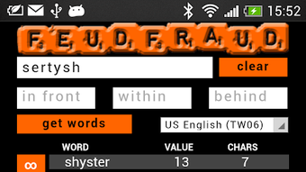 Feudfraud - Wordfeud helper