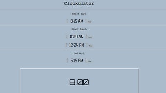 Clockulator