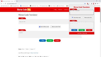 Morse Code Translator