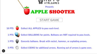 Apple Shooter Game