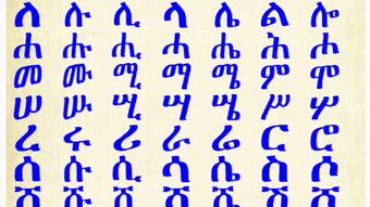 Amharic Alphabets