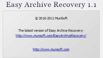 Easy Archive Recovery