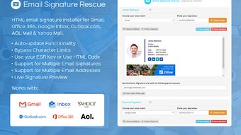 Email Signature Rescue