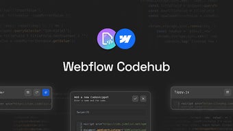 Codehub for Webflow