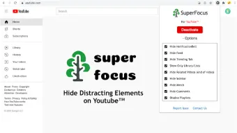 SuperFocus for Youtube™