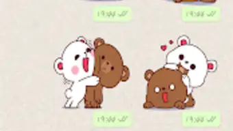 Lovely Bears Stickers For Whatsapp - WASticker