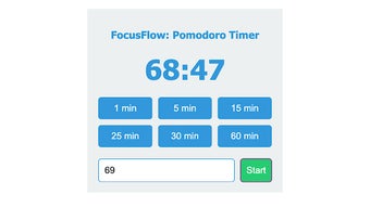 FocusFlow: Pomodoro Timer & Productivity Assistant