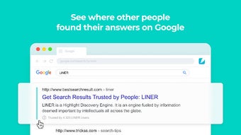 LINER - Search Faster & Highlight Web/Yt