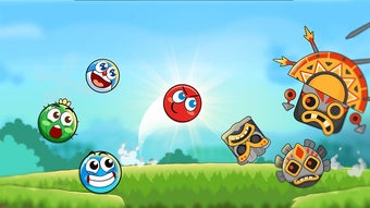 Red Bounce Ball Heroes