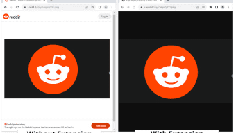 Display Reddit images natively in browser
