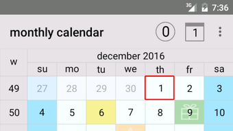 Endless Calendar