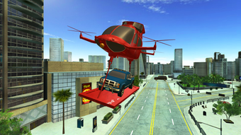 Flying Drone Car Delivery Sim