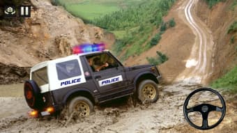 Fast Police Jeep Simulator: Police Car Chase Game